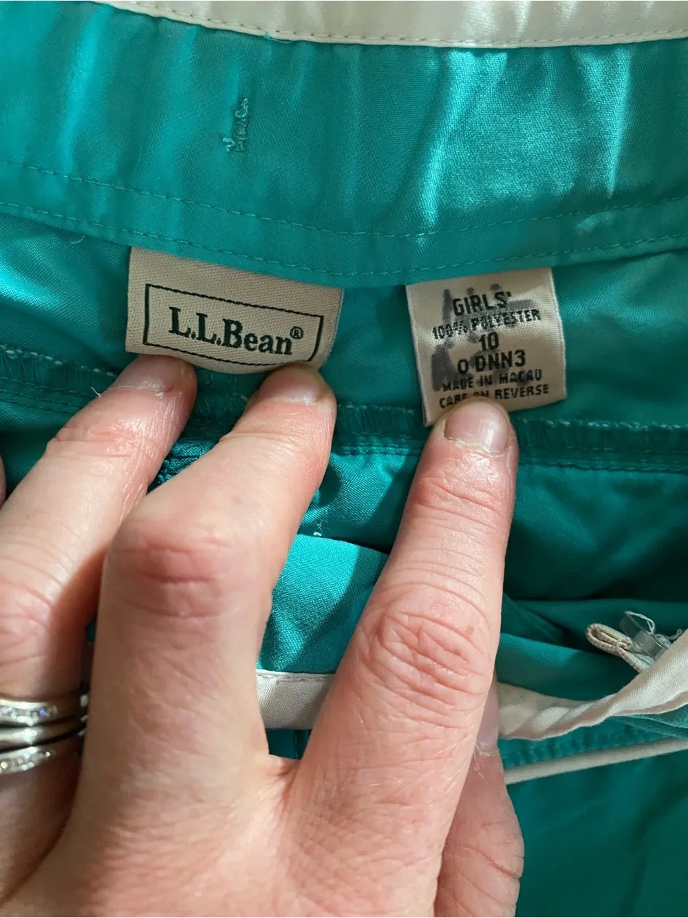 LL Bean Girls 10 swim shorts board shorts